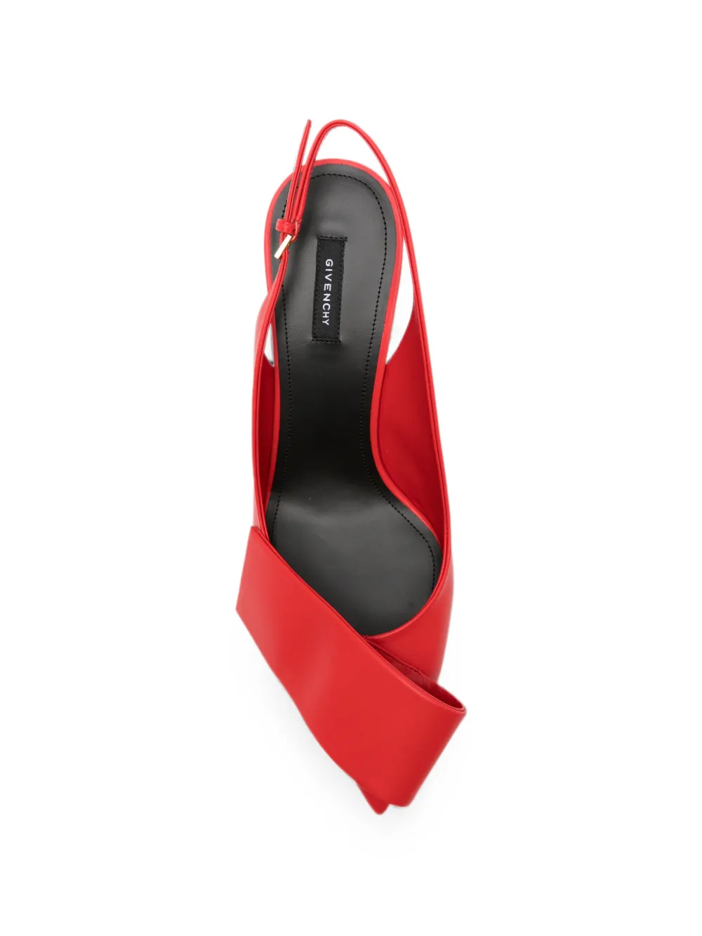 Givenchy twisted-ribbon slingback pumps Rood