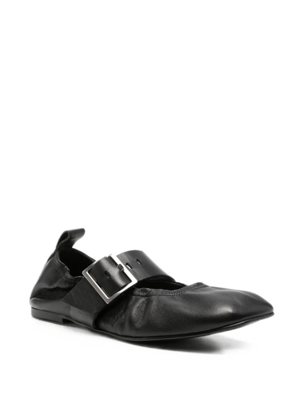 ALOHAS Sarea ballerina's met gespbandje Zwart