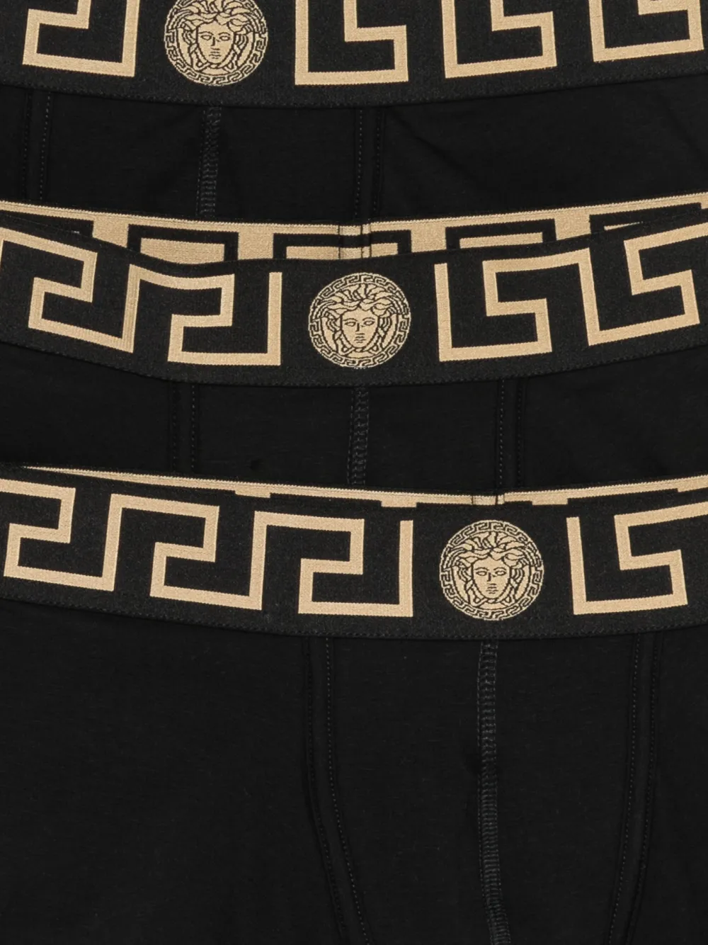 Versace logo-detail boxers (set of three) Zwart