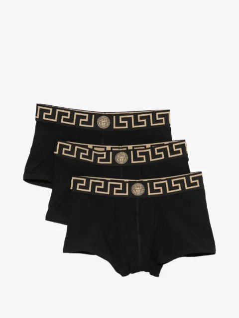 Versace logo-detail boxers (set of three)