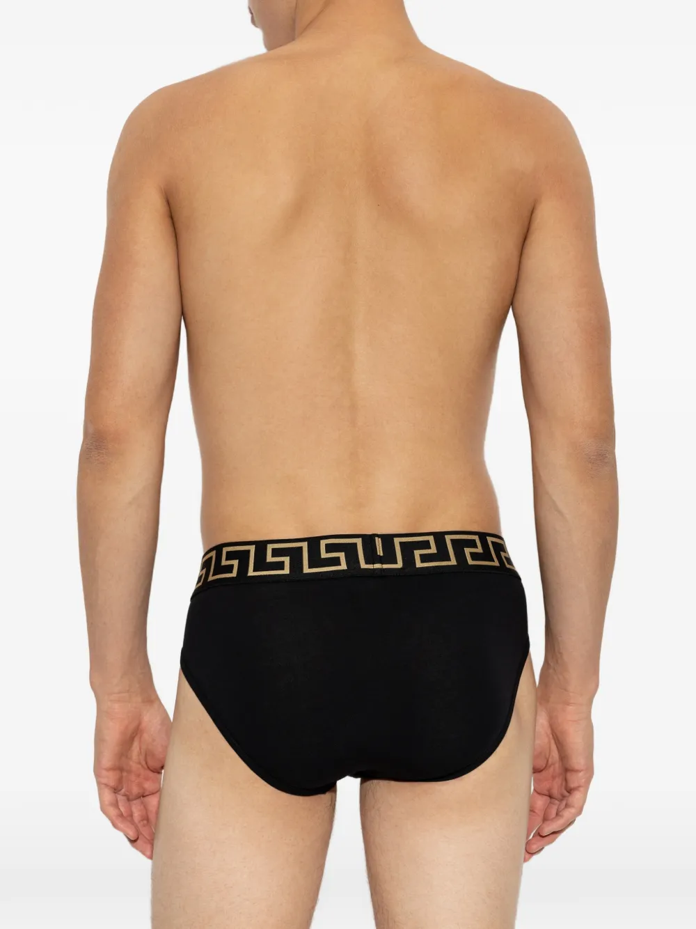 Versace Greca Medusa briefs (set of three) Zwart