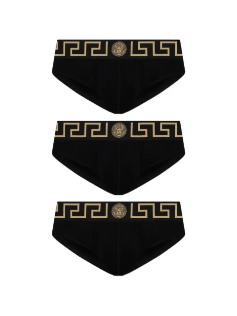 Versace Greca Medusa briefs (set of three)