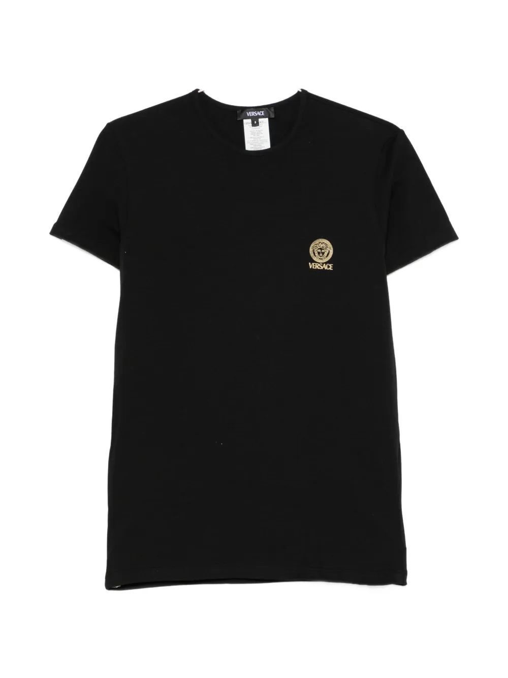 Versace Twee T-shirts met logoprint Zwart