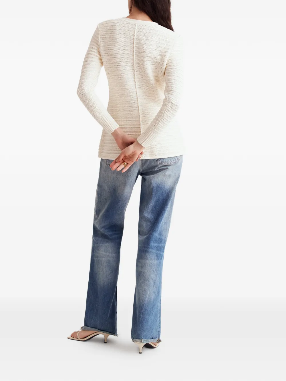  Toccin Constance Button Knit Jacket - Neutrals 