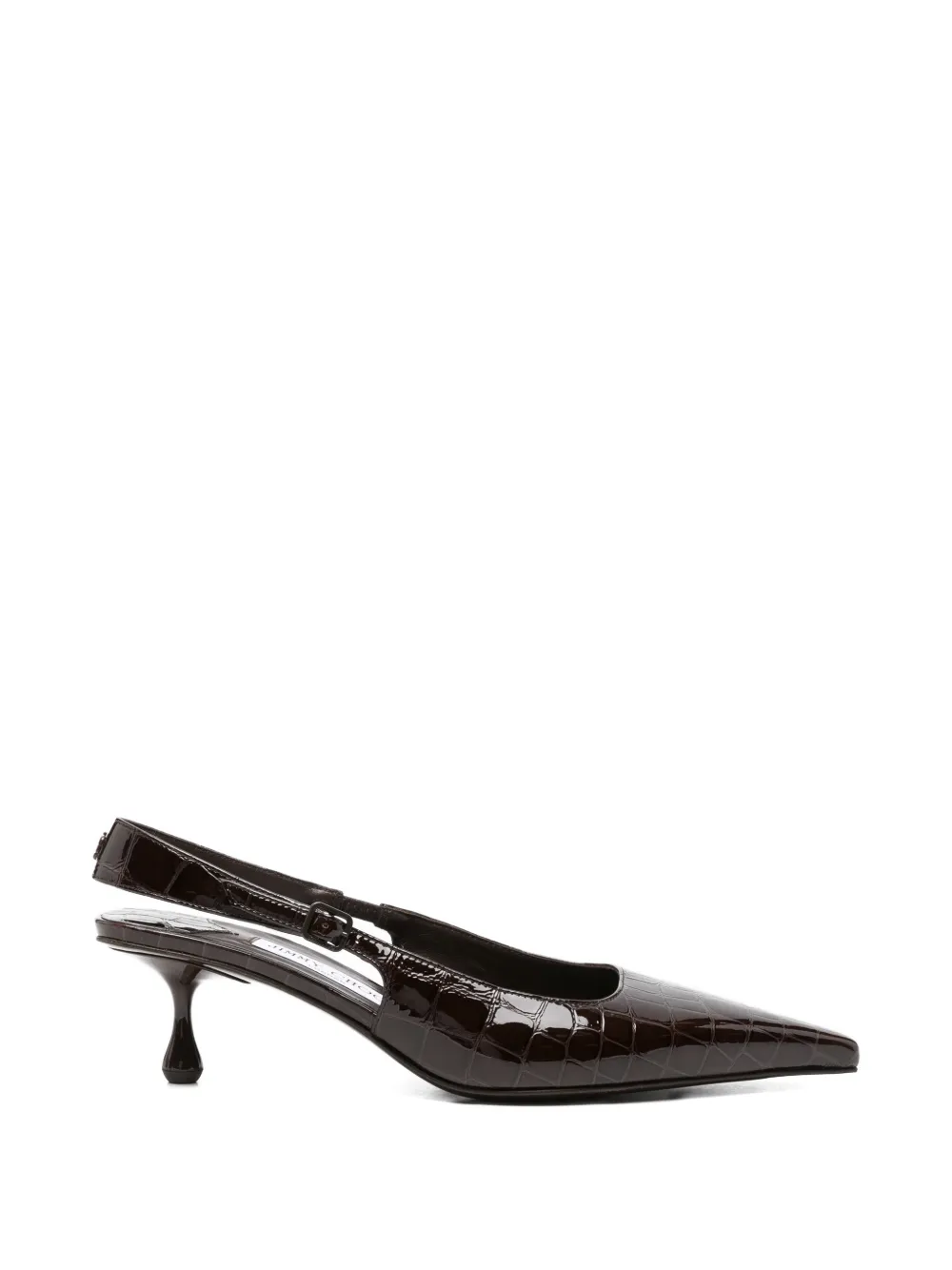 Jimmy Choo Amel crocodile-effect slingback pumps Bruin