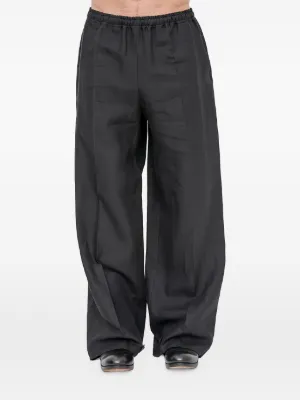 ゴルゴルゴ　RAF SIMONS SLACKS BL 48 Raf Simons straight-leg Trousers | Black | FARFETCH