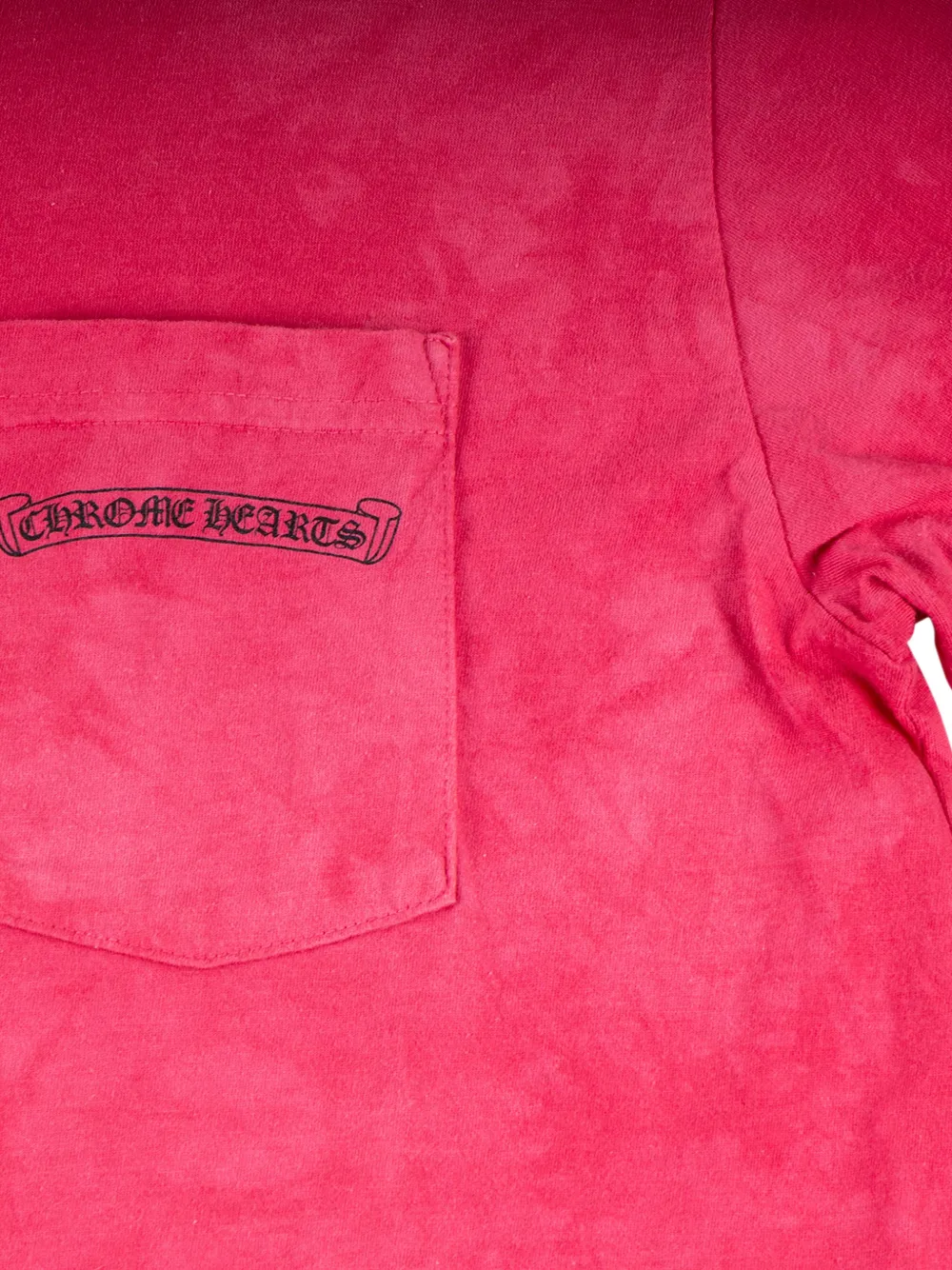 Chrome Hearts Plus T-shirt met tie-dye Roze