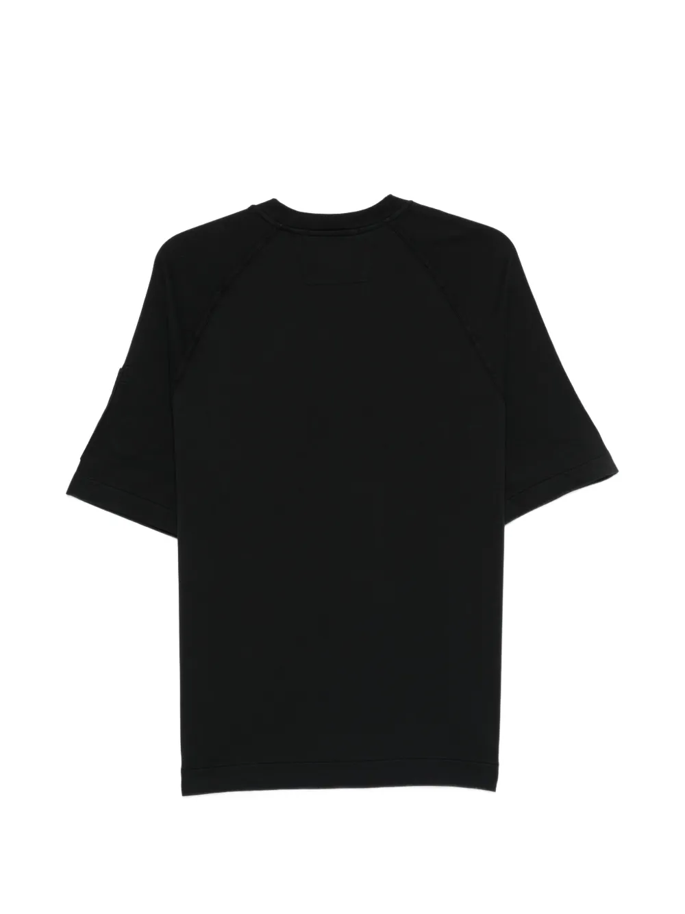 C.P. Company Fleece sweater met korte mouwen Zwart