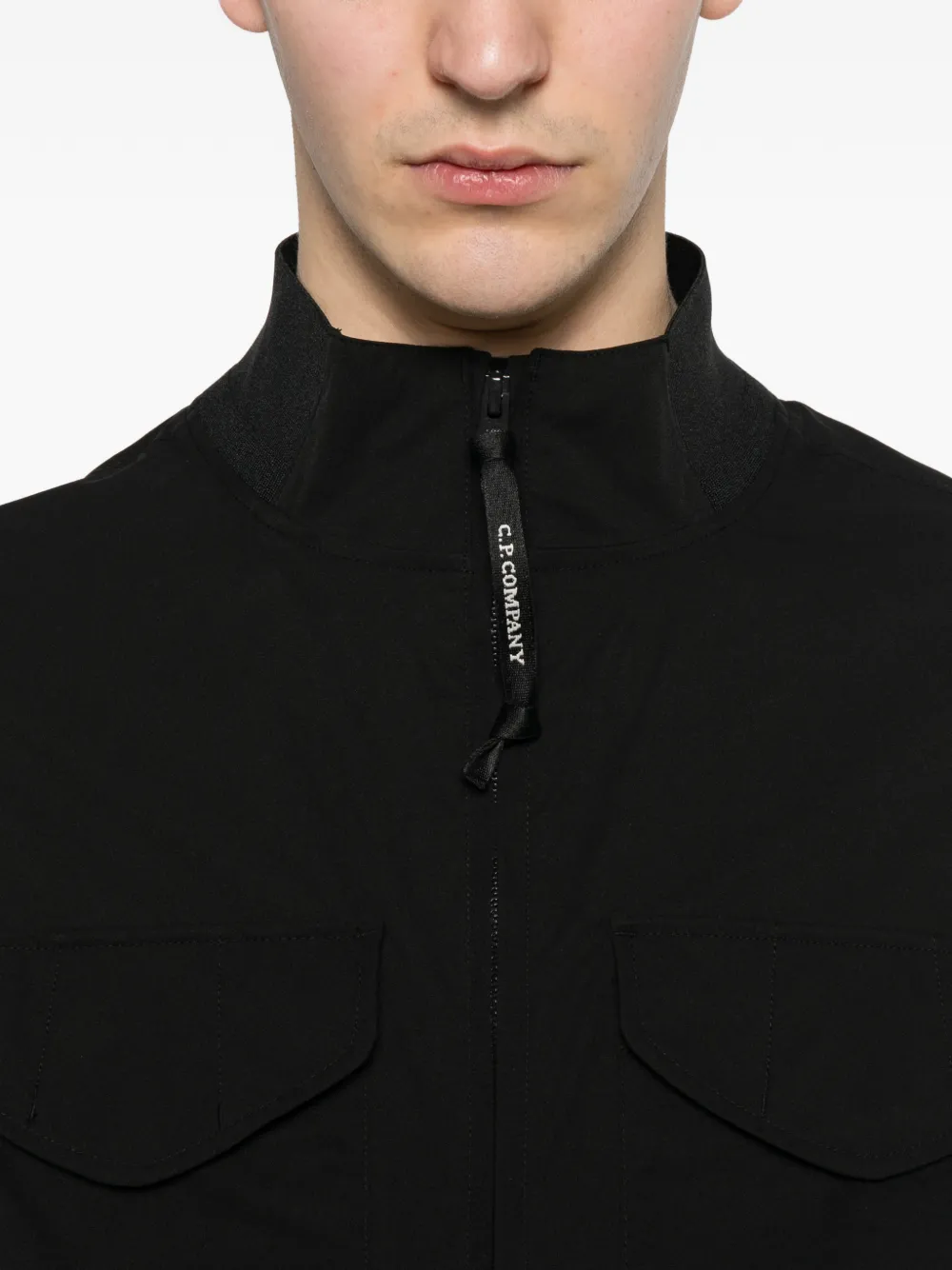 C.P. Company Jack met klepzak Zwart