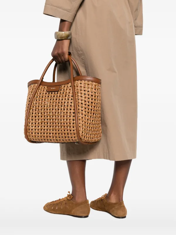 Max Maraトートバッグ Max Mara Woven Tote Bag | Neutrals | FARFETCH ZA