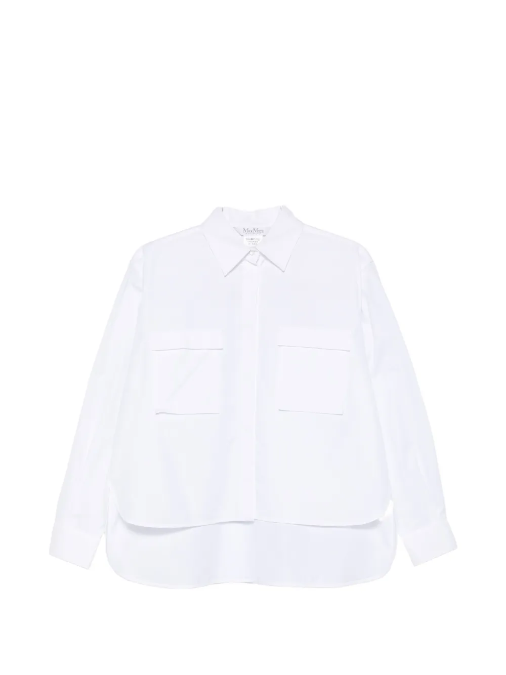 Max Mara pocket layered shirt - Bianco
