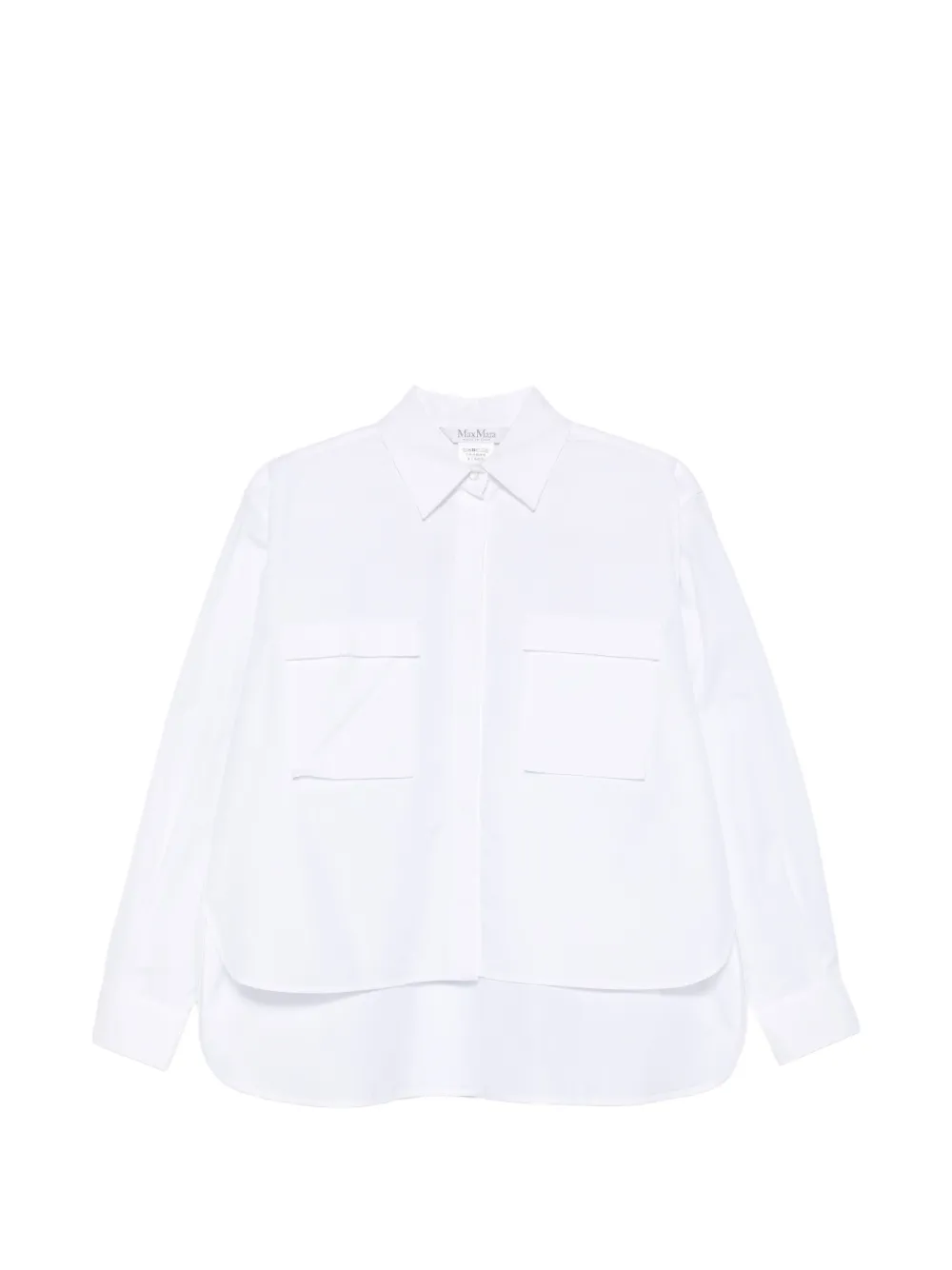 Max Mara pocket layered shirt - Weiß