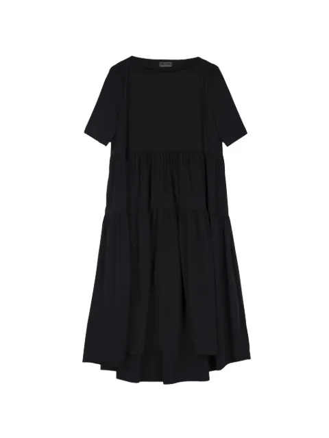 Herno tiered short-sleeve dress
