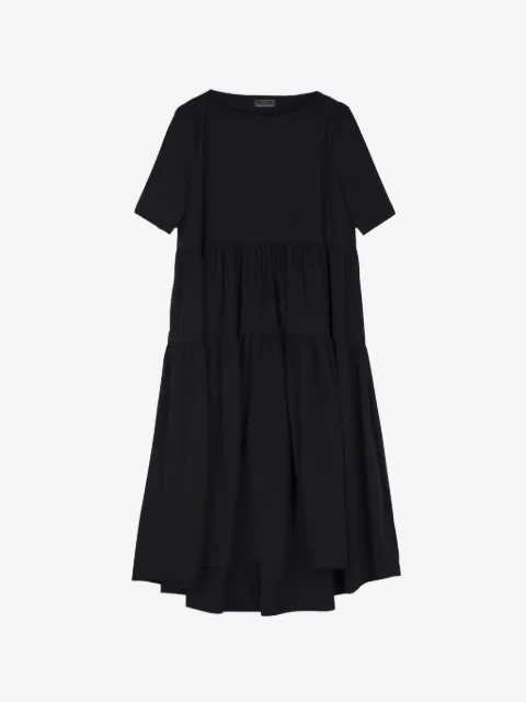 Herno vestido manga corta a capas