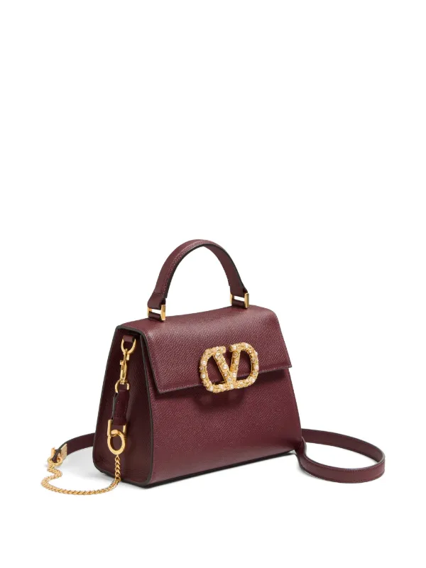 VALENTINO Vスリング 赤 Valentino Garavani Vスリング ハンドバッグ S | レッド | FARFETCH JP