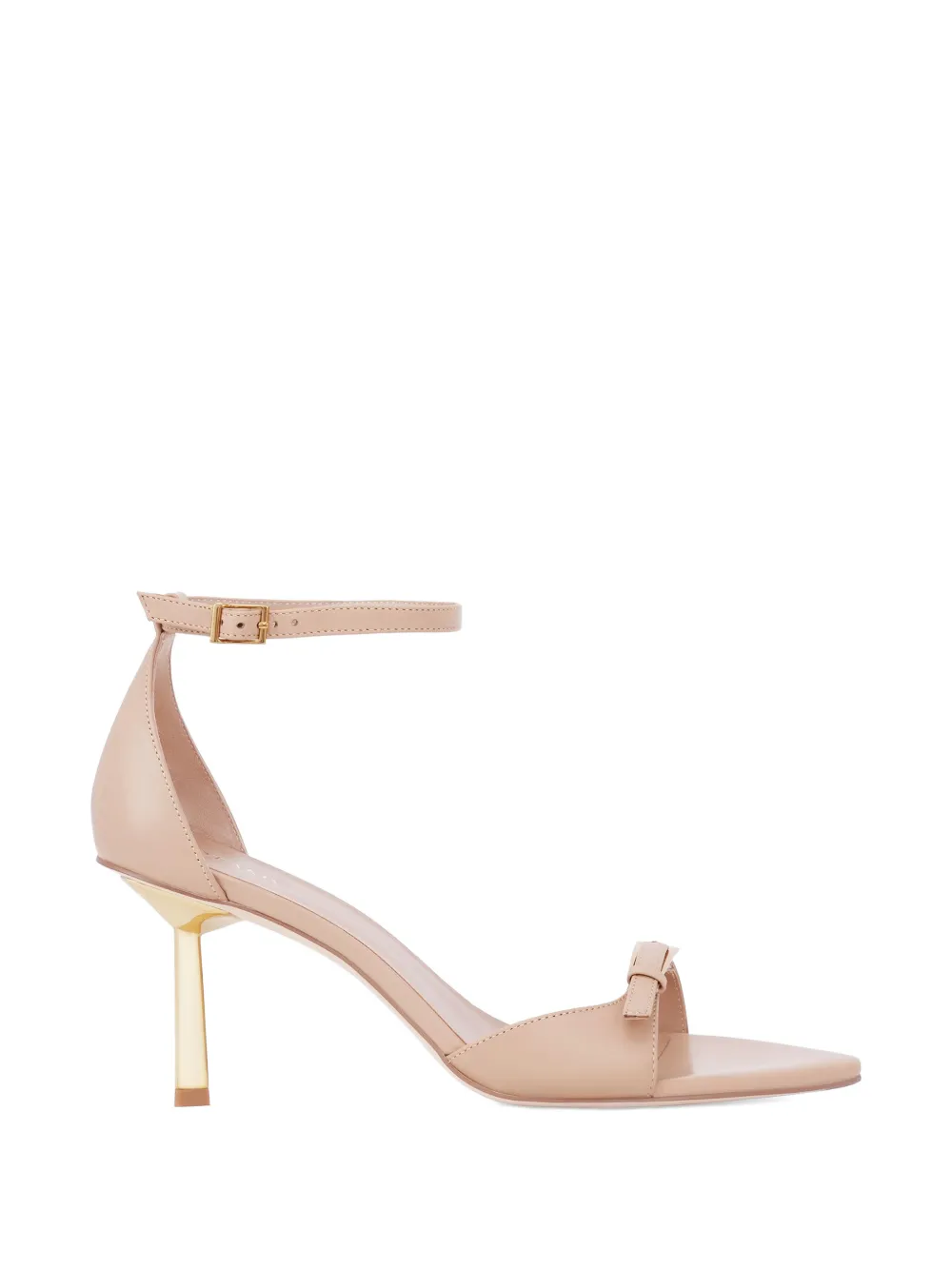 POTAMY Sandalen met enkelbandjes Beige