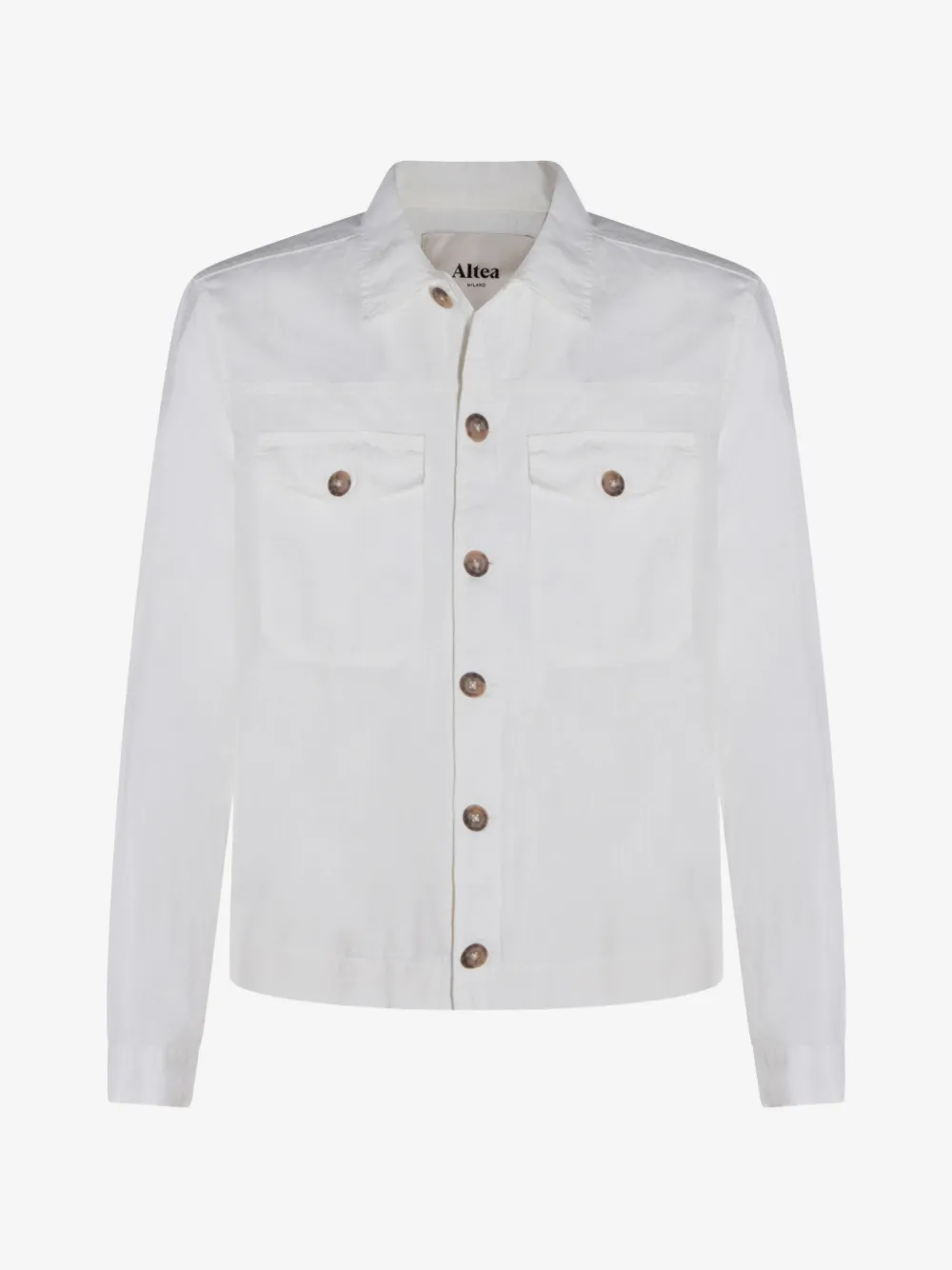 Altea button flap pocket jacket | White | Image 1