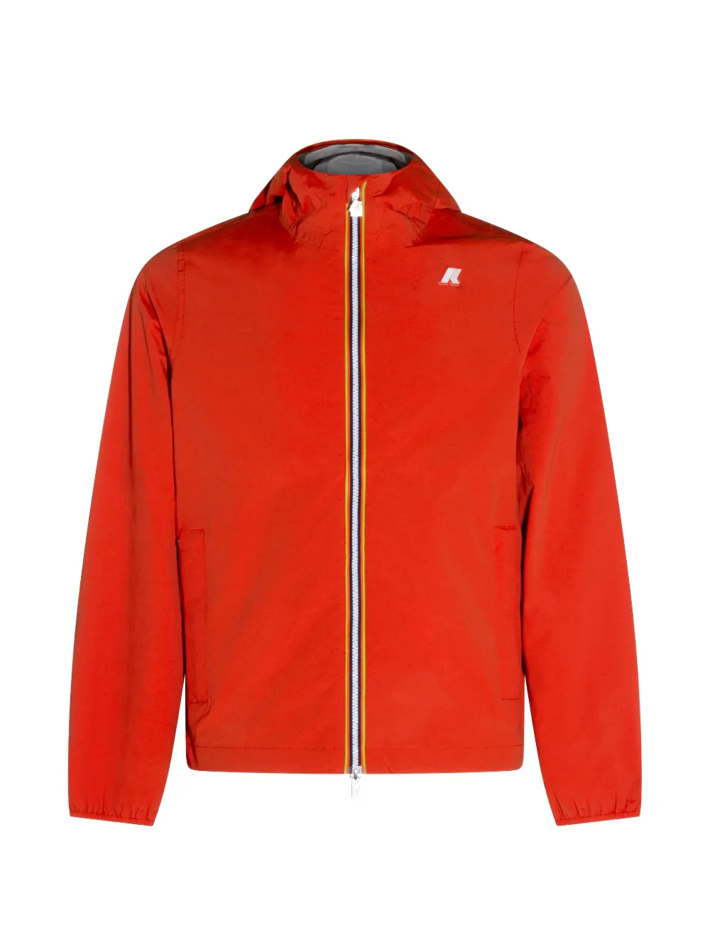 K-Way Jack logo-detail hooded jacket - Arancione