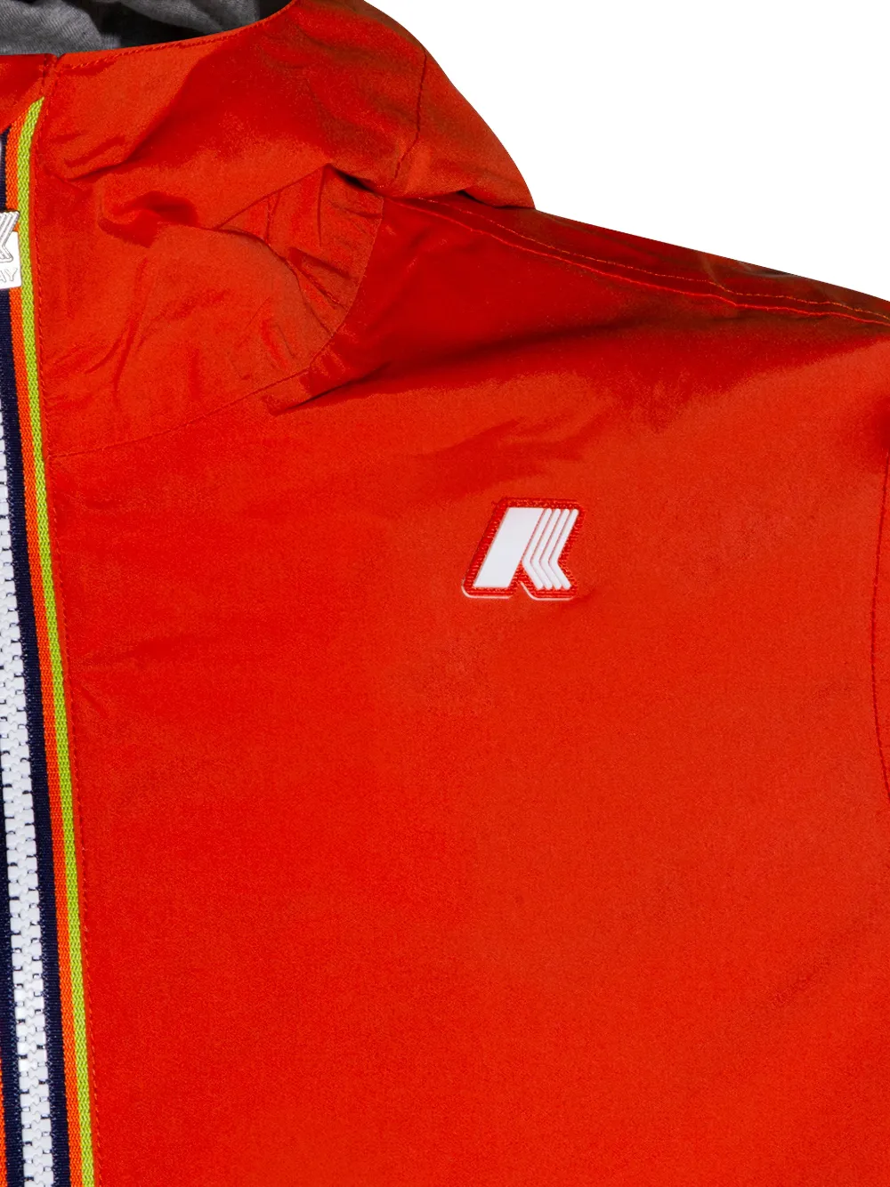 K-Way Jack met capuchon en logodetail Oranje