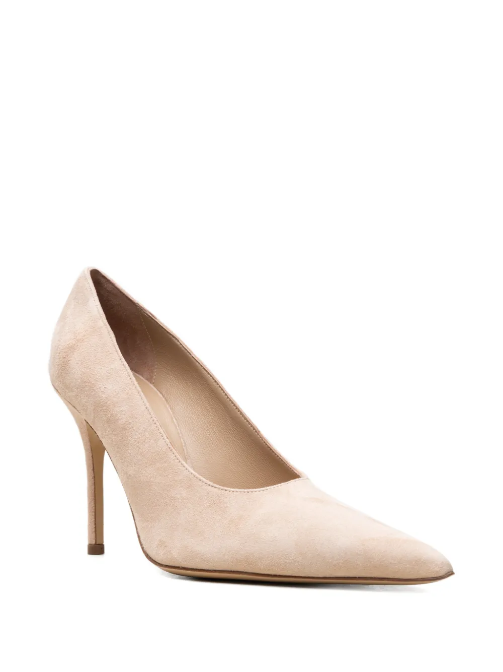 GIABORGHINI Pumps met puntige neus Beige