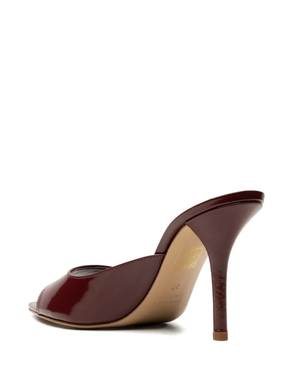 GIABORGHINI pointed-toe sandals Rood