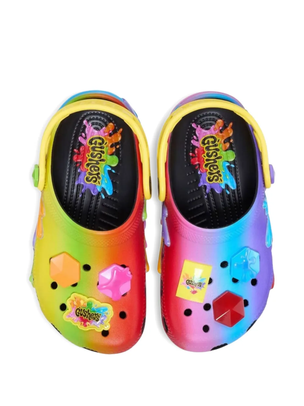 Crocs x Gushers klompen met applicatie Groen