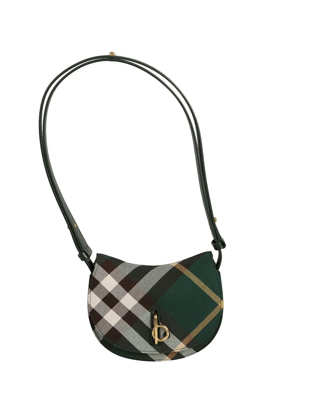 Burberry plaid shoulder bag - Verde