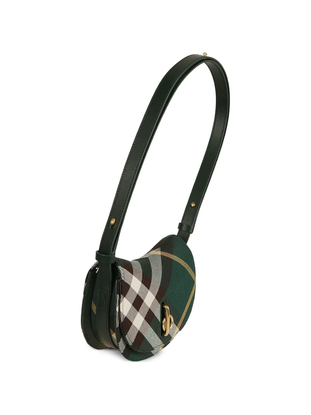 Burberry Geruite schoudertas Groen