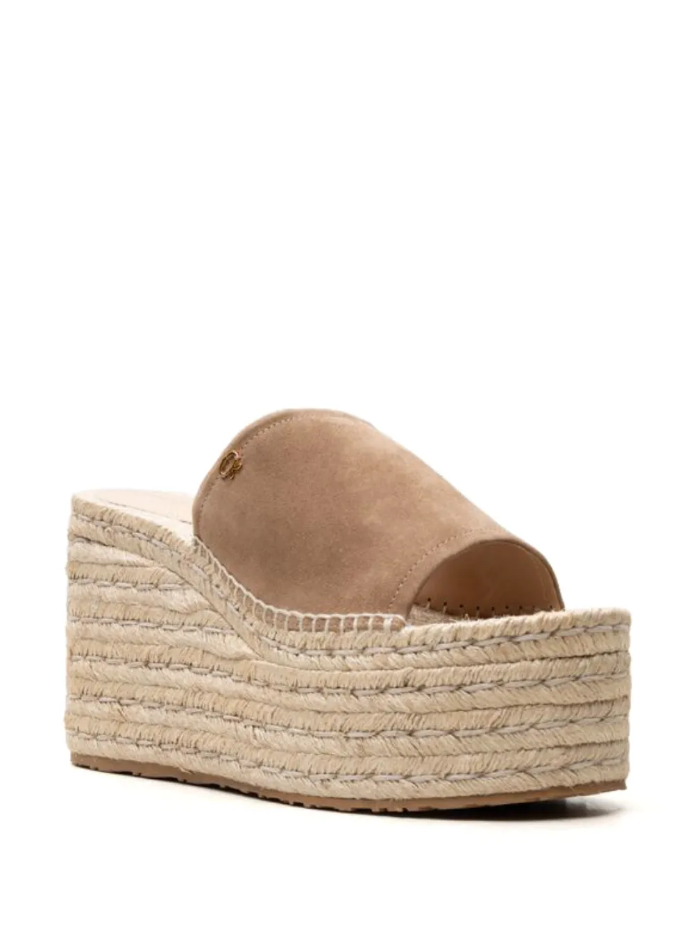 Gianvito Rossi suede espadrilles Beige