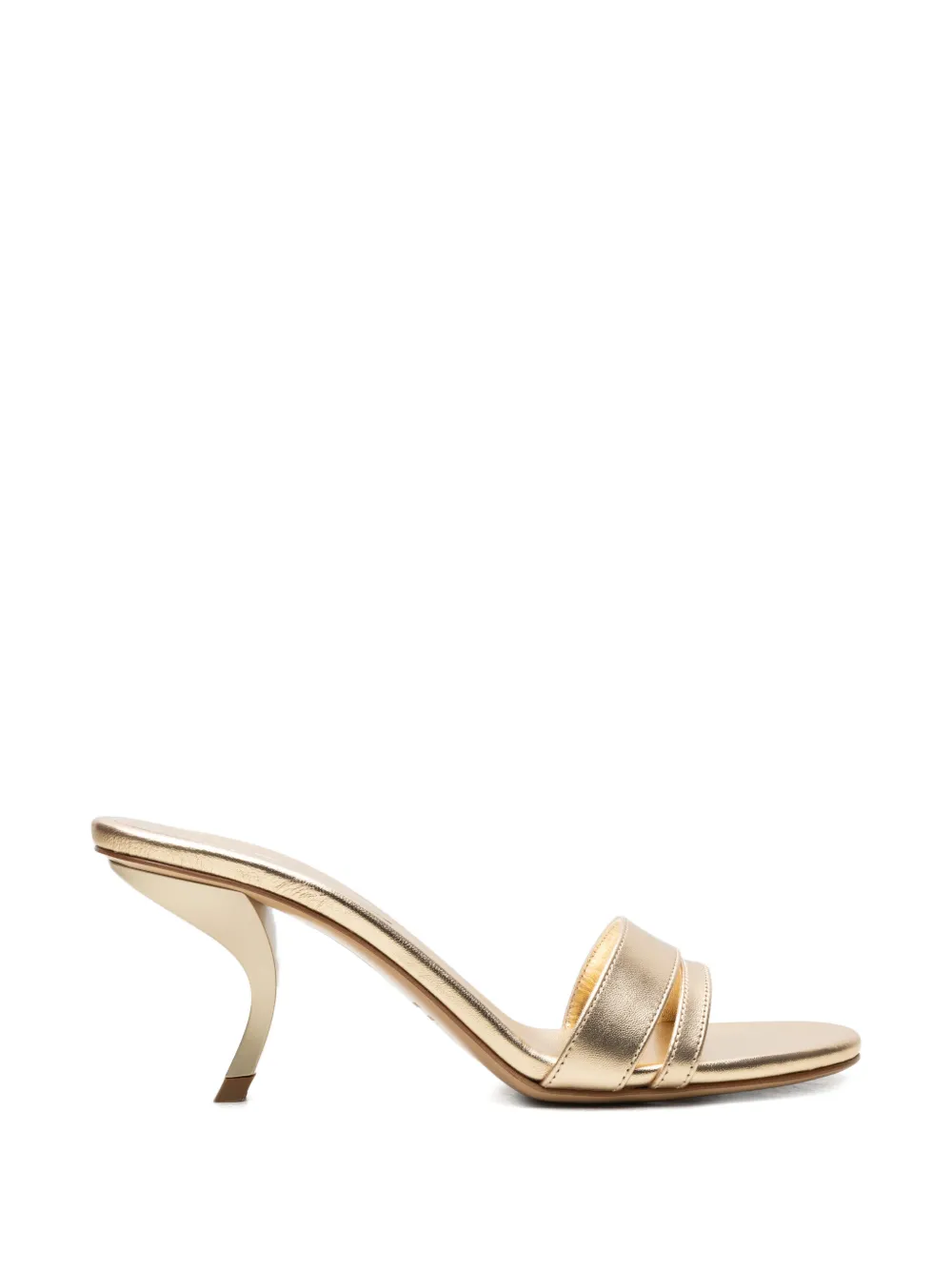 GIABORGHINI two-strap sandals Goud