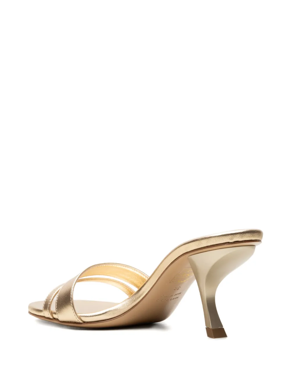GIABORGHINI two-strap sandals Goud