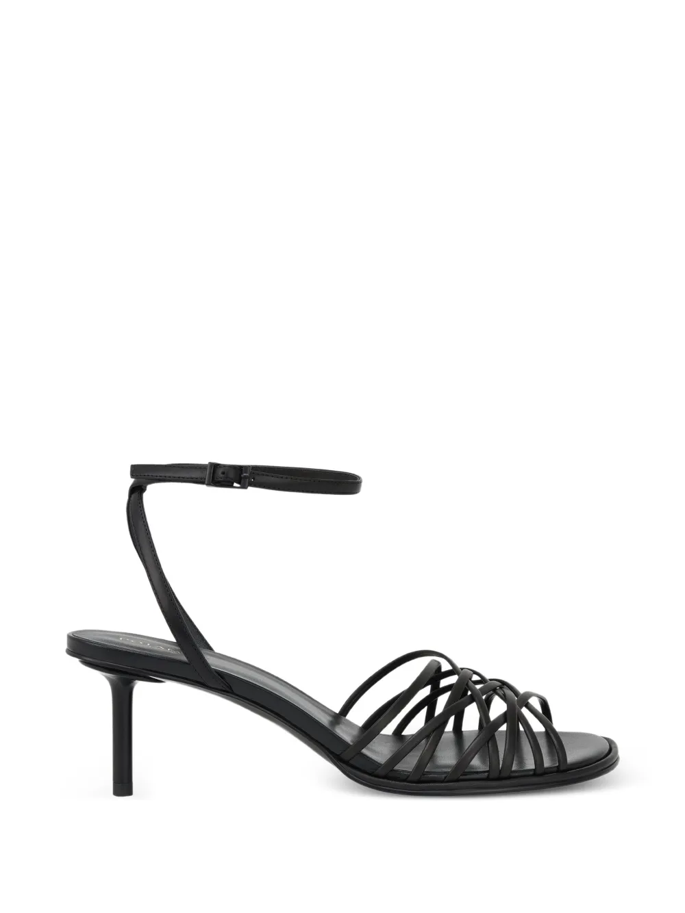 POTAMY Stiletto sandalen met bandjes Zwart