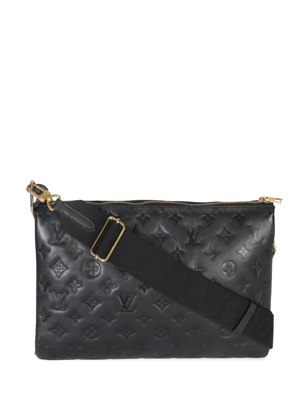Louis Vuitton Pre-Owned 2021-2024 Coussin MM monogram embossed crossbody bag - Nero