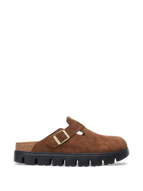 Birkenstock Boston chunky suede leather slippers