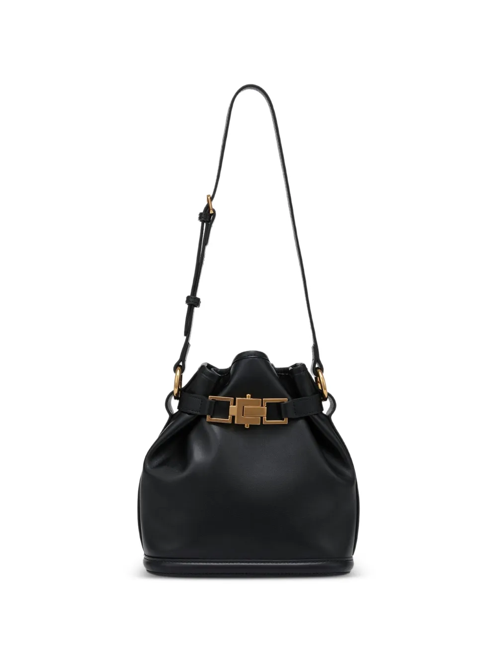 POTAMY strap buckle-detail buckle bag - Nero