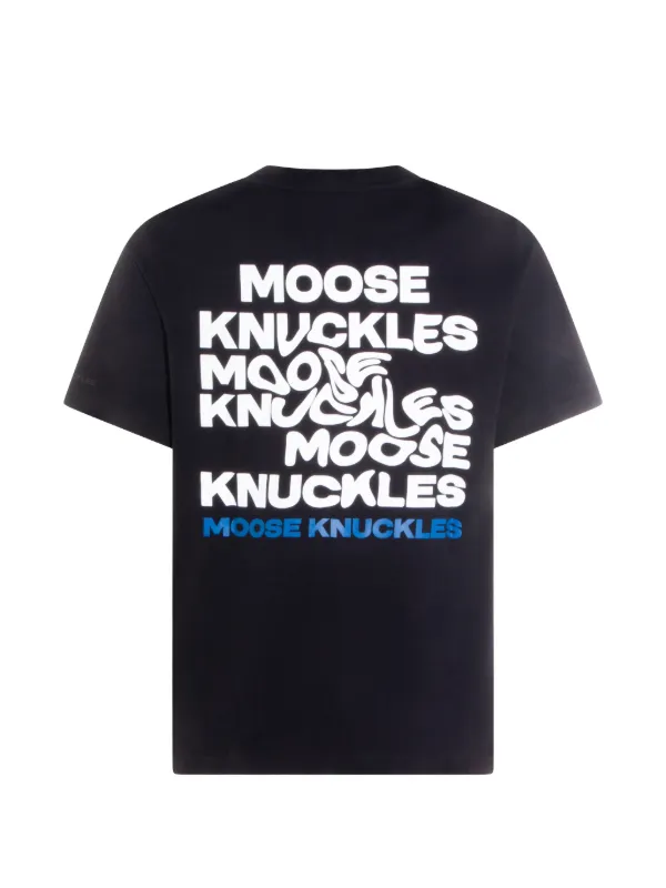 Moose Knuckles Logo T-shirt | Black | FARFETCH