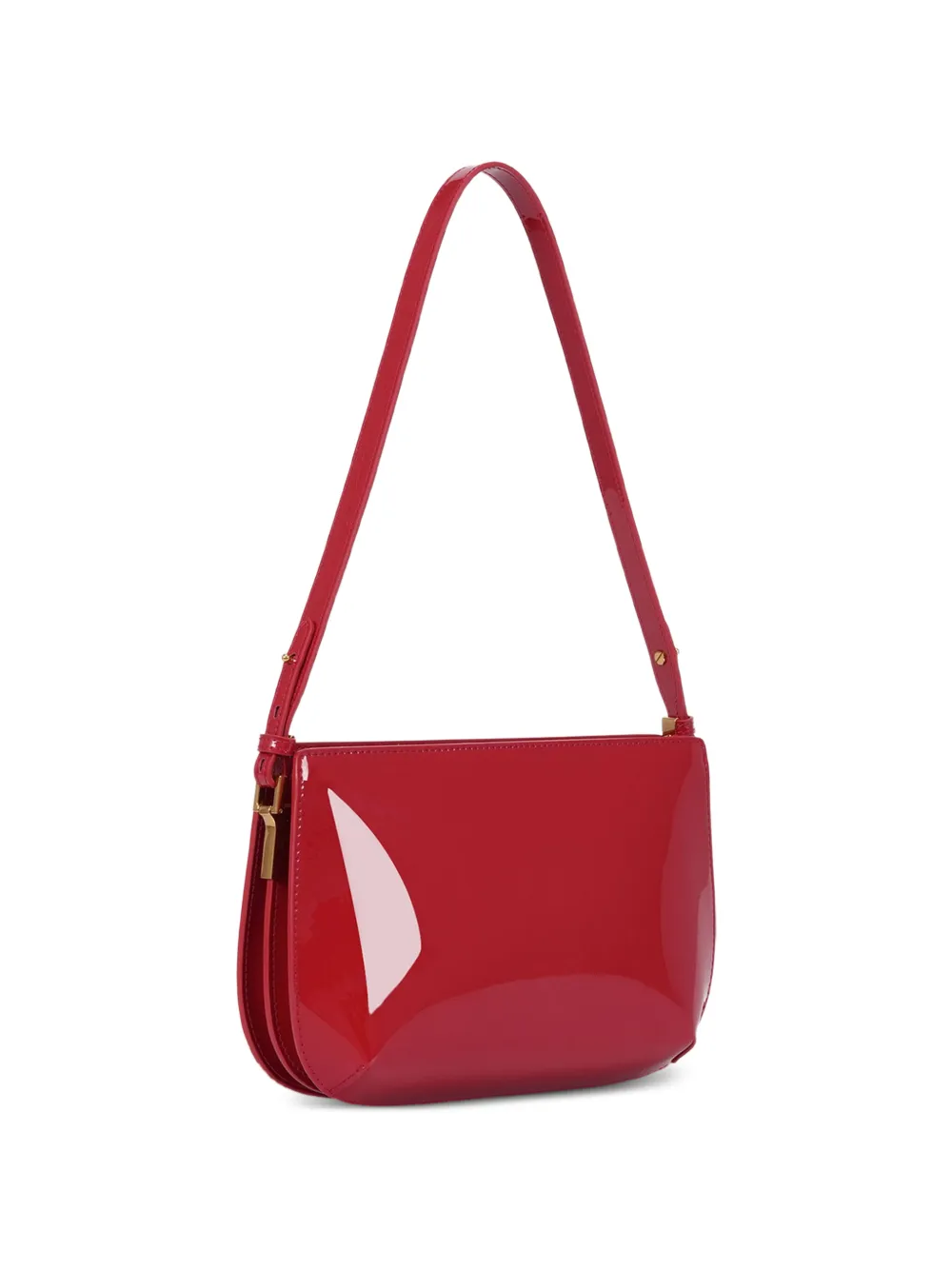  Potamy Patent-leather Shoulder Bag - Red 