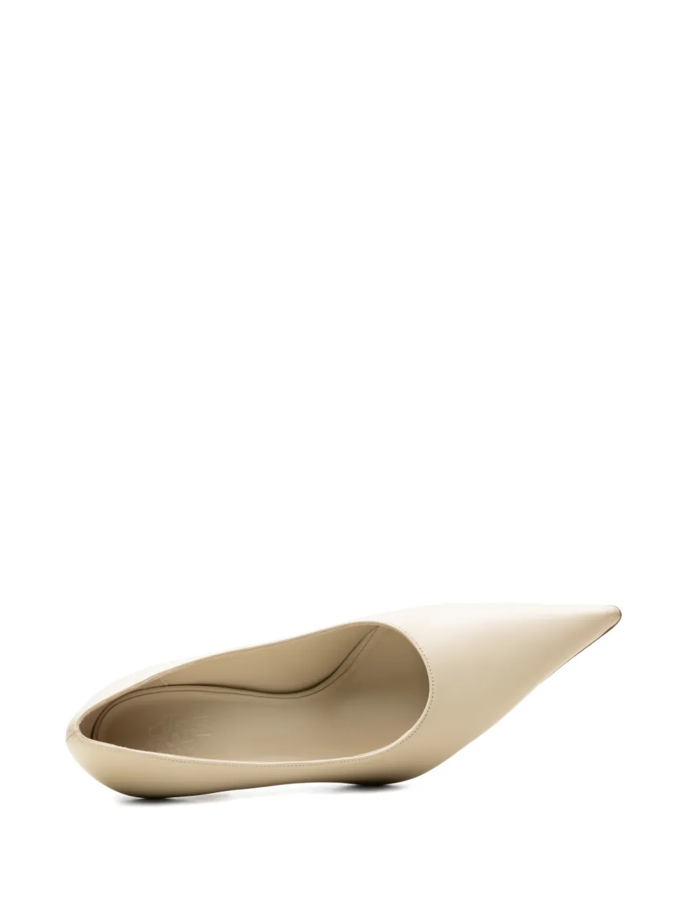 GIABORGHINI leather pumps Beige