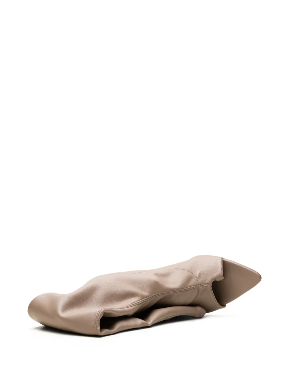 GIABORGHINI open-toe boots Beige