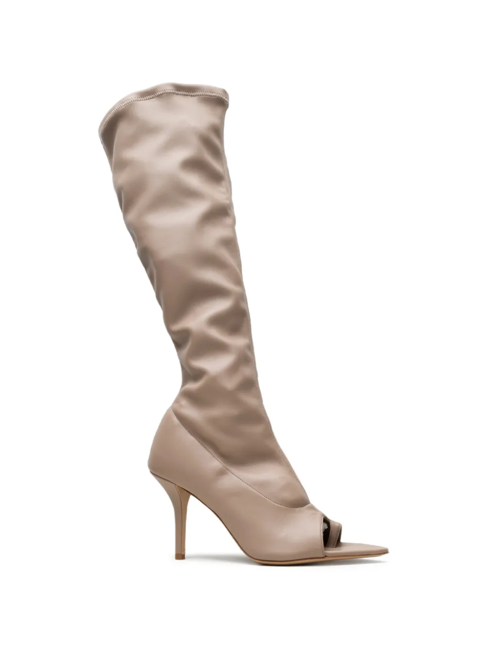GIABORGHINI open-toe boots Beige