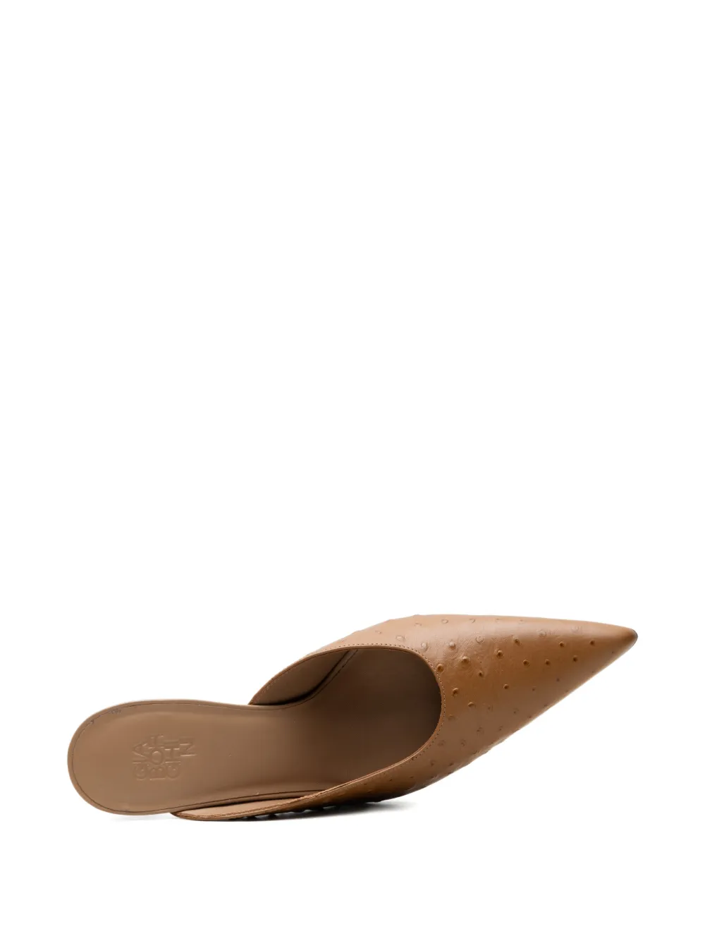 GIABORGHINI Leren muiltjes Bruin