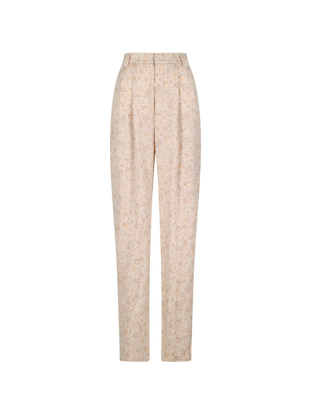 Alessandra Rich floral-print trousers - Toni neutri