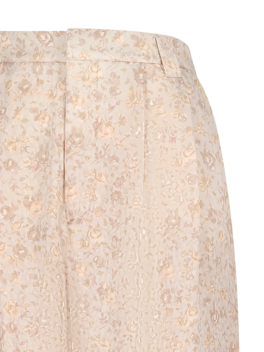 Alessandra Rich Floral-print Trousers in Neutrals, view 3
