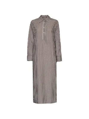 monse cascade shirt dress Cascade Shirt Dress in Blue Multi Stripe