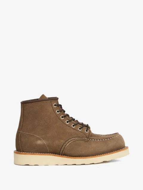 Red Wing Shoes lace-up round-toe boots