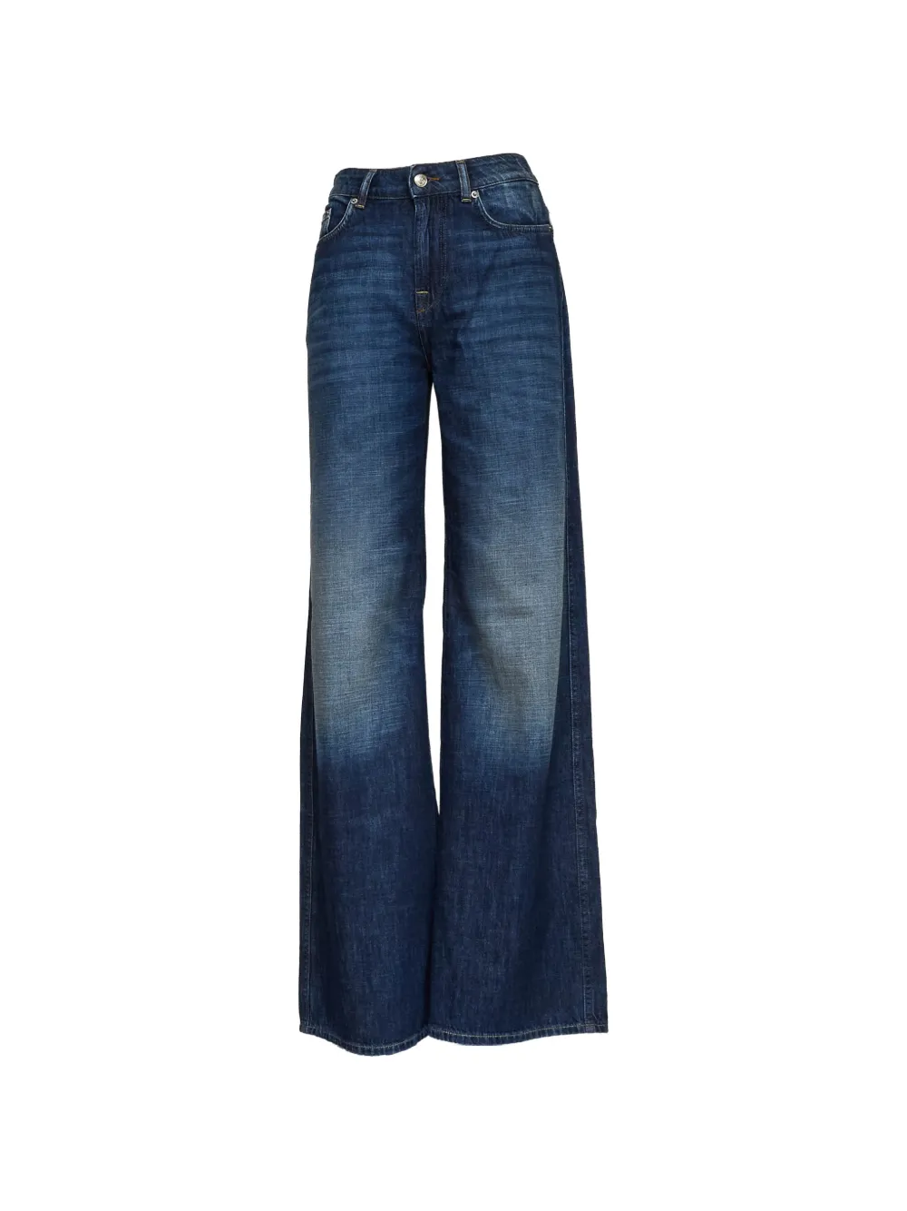 Department 5 Pretender five-pocket wide leg jeans - Blu