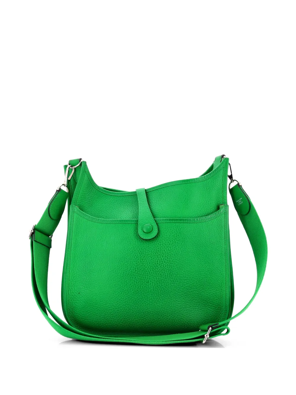  Hermès Pre-owned Evelyne Bag Gen Iii Clemence Pm Crossbody Bag - Green 