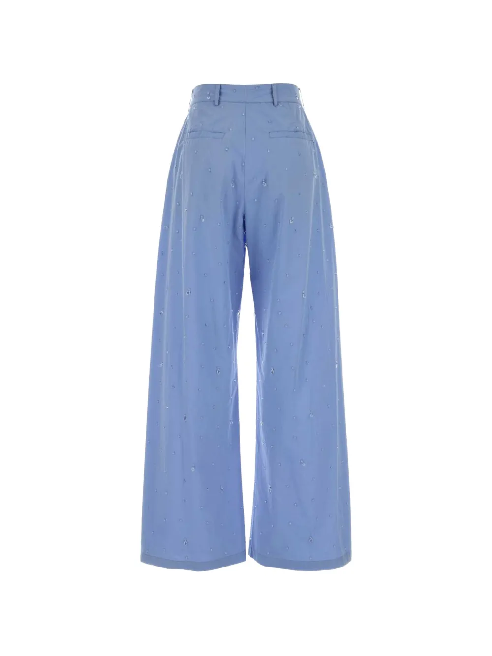  Giuseppe Di Morabito Poplin Wide-leg Trousers - Blue 