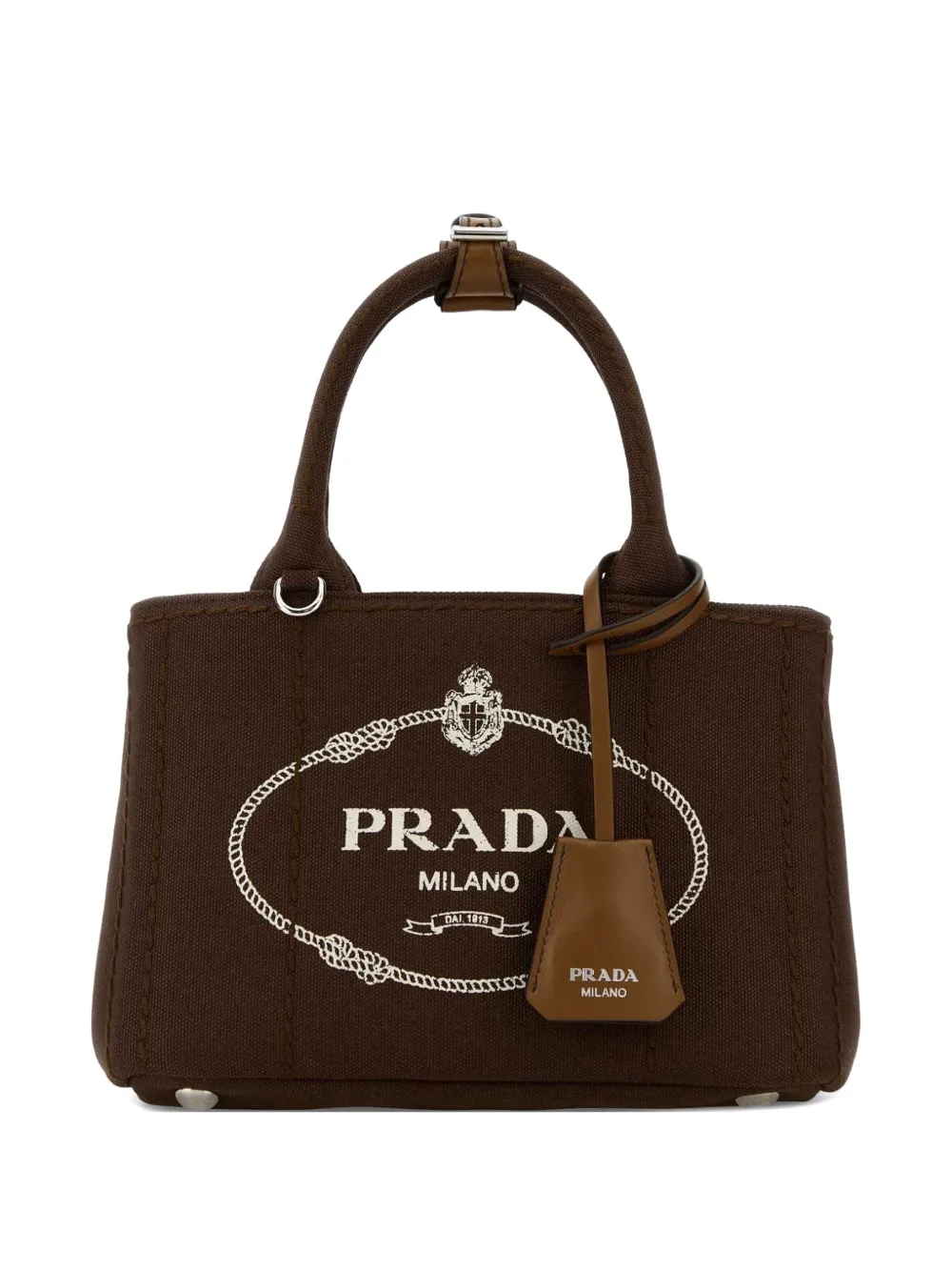 Prada mini Jardinière handbag - Marrone