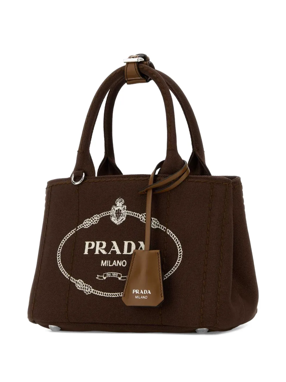 Prada Jardinière mini-handtas Bruin